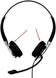 SC 630 Spare Ear Pads by AvimaBasics | Premium Replacement Leatherette Earpads Covers Compatible with Sennheiser SC 630 | SC 632 | SC 635 | SC 660 ML | SC 665 USB (507257) Business Headsets