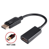 avimabasics Premium puerto de visualización DisplayPort macho a HDMI hembra Cable convertidor adaptador DP a HDMI
