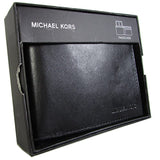 Michael Kors Black Leather Passcase Wallet