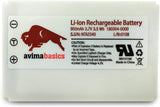 AvimaBasics Harmony One Battery - Replacement Part Compatible with Logitech Harmony One, 720, 850, 880, 885, 890 Pro, H880 900 Advanced Universal Remotes - Parts: 190304-0000 (950mAh 3.7V Li-ion)