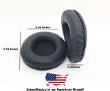 COWIN E8 Ear Pads by AvimaBasics | Premium Replacement Earpads Spare Foam Cushions Cover Repair Parts Earmuff for COWIN E8 Noise Cancelling Bluetooth Headphones - Black