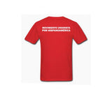 Camisa T-Shirt Unión Hispanoamericana Del Movimiento Unionista Por Hispanoamérica - Rojo