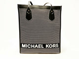 Michael Kors Bay Large Text Print Tote - Black - NWT $278