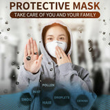 Premium KN95 Protection 5-Layer Face Mask for Dust, Pollution, Outdoor, Home, Office – Comfortable & Breathable Disposable Face Mask