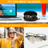 AVIMA Zipper Shell Sunglass Case for Sports Size Sunglasses and Safety Glasses