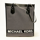 Michael Kors Bay Large Text Print Tote - Black - NWT $278